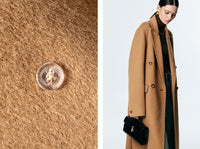 Double-sided minimalist style coat_BDHL5378