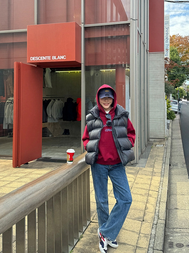 立領羽絨背心外套_BDHL8052