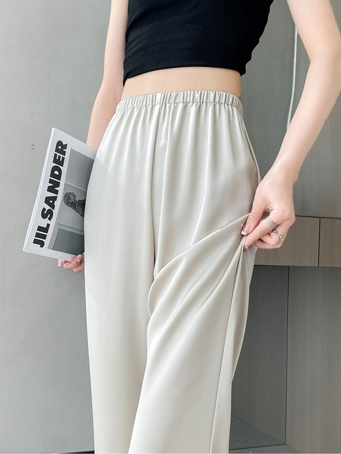 Flared Shiny Horseshoe Pants_BDHL7222