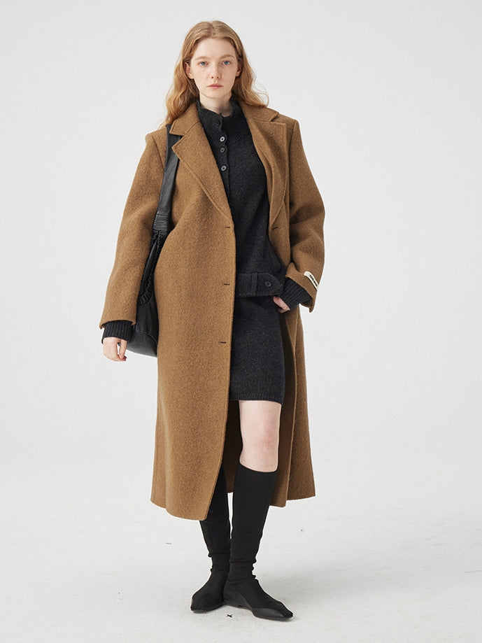 Classic Lapel Long Coat_BDHL8115