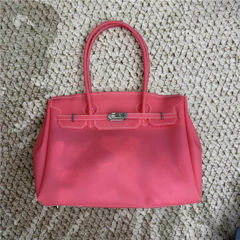 Large Jelly TPU Structured Handbag_BDHL8304