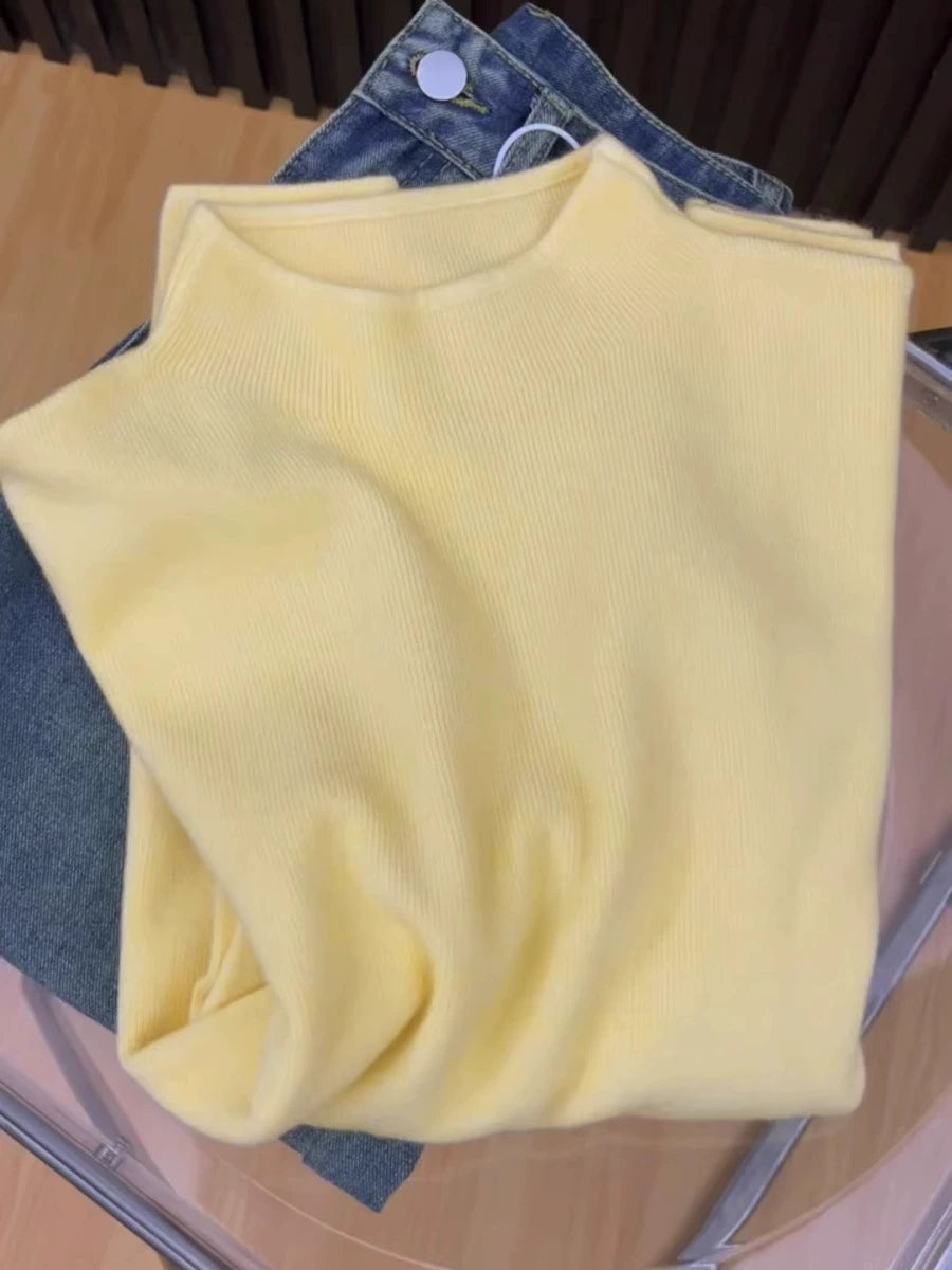 Stand-Collar sweater Or Knitted Vest_BDHL7819