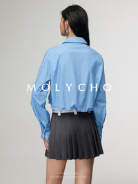 Small Short Long-Sleeved Shirt_BDHL7048