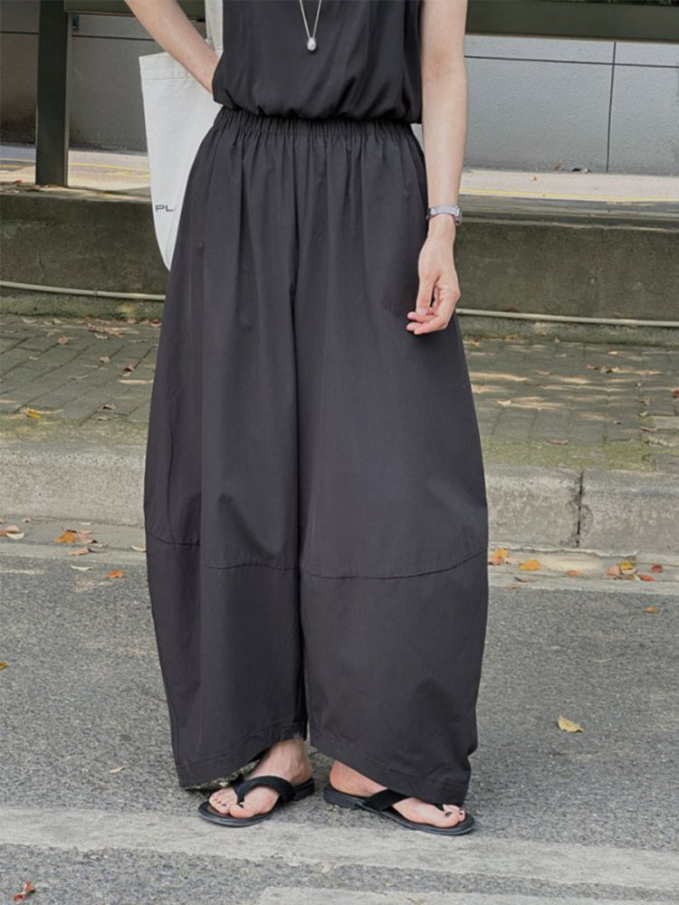 Curved Loose-Fitting Carrot Pants_BDHL7525
