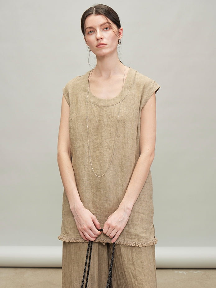 Sleeveless Top Or Straight Pants_BDHL7293
