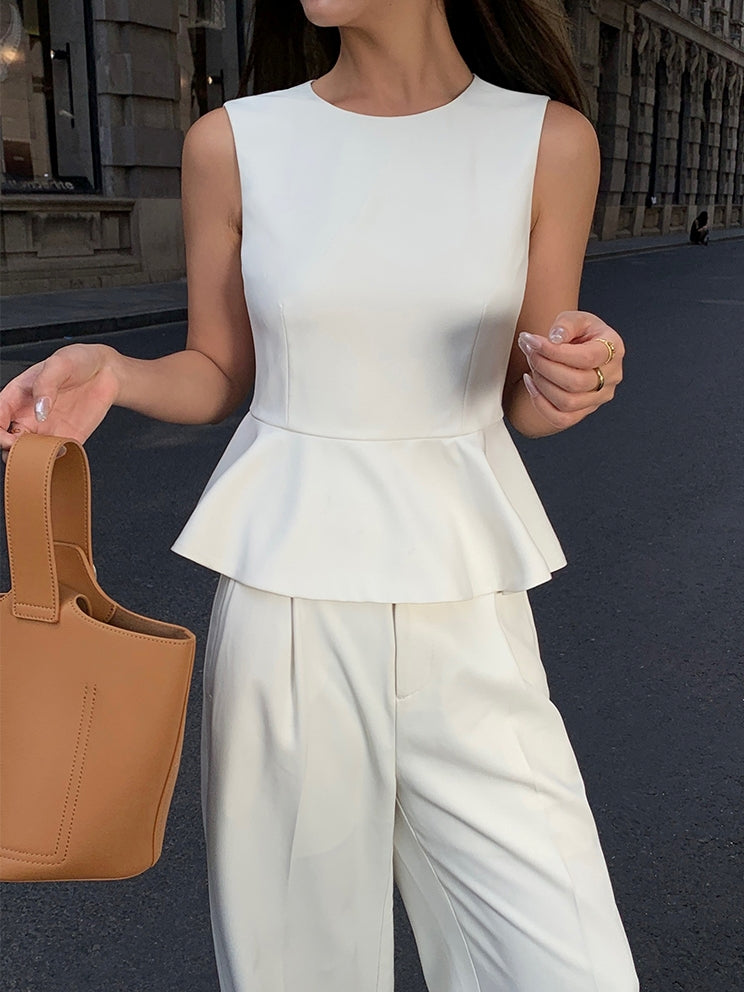 Sleeveless Tops Or Wide-Leg Pants_BDHL7500