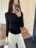 Waist-Slim Long-Sleeved Tops_BDHL7138