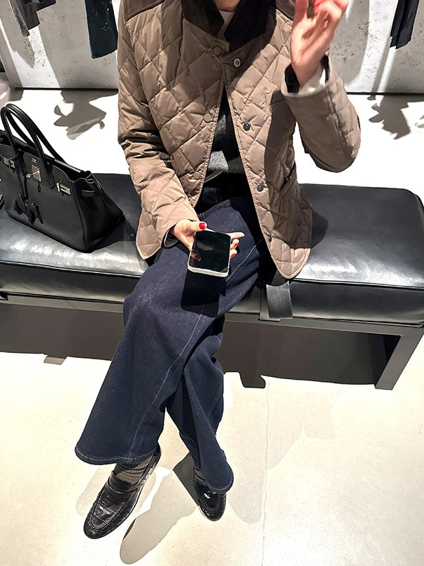 Diamond-Quilted Down Jacket_BDHL8051