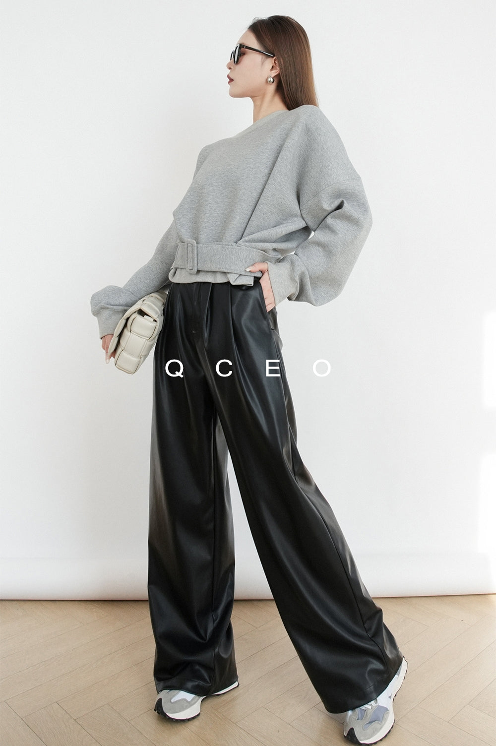 Loose-Fitting Waist Belt Knit_BDHL7149