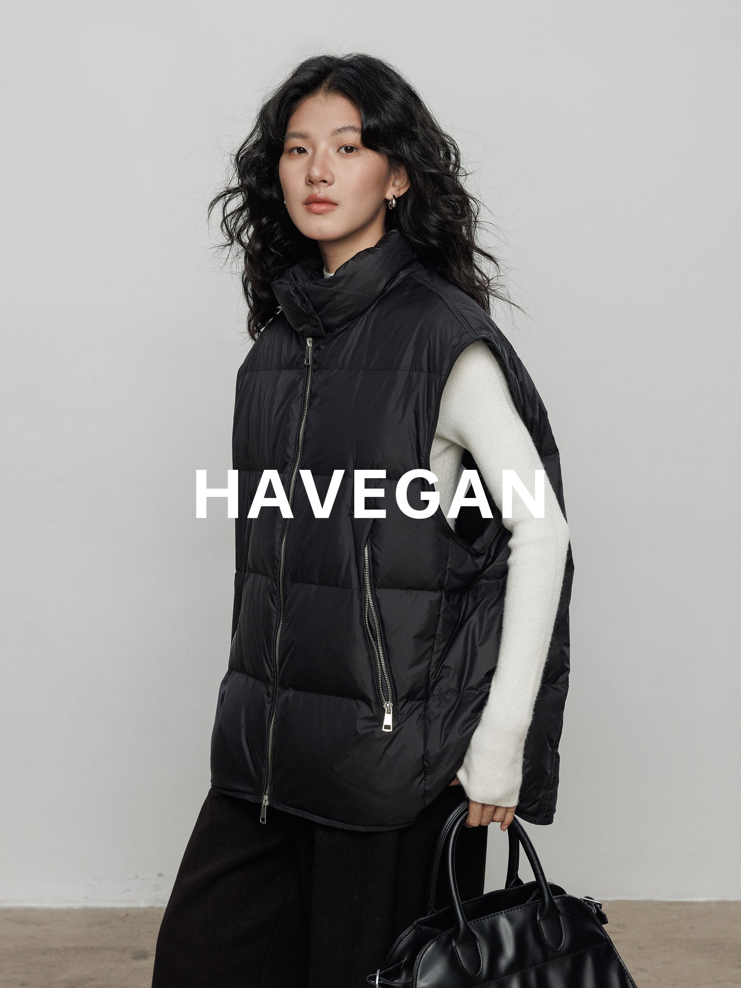 立領羽絨背心_BDHL7968