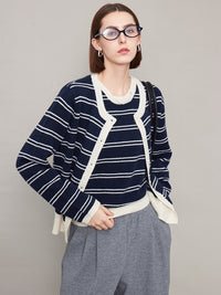 Striped Vest Or Cardigan_BDHL6612