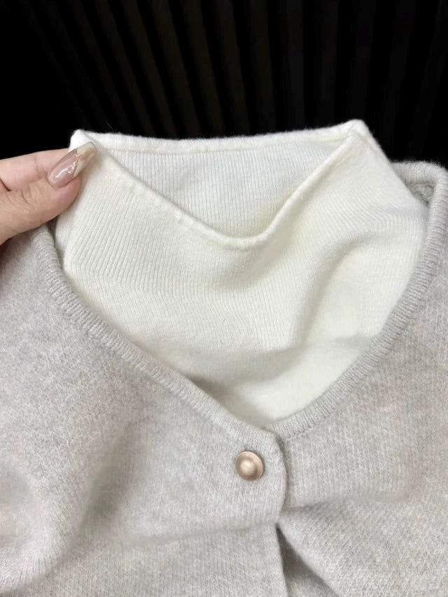 Stand-Collar sweater Or Knitted Vest_BDHL7819