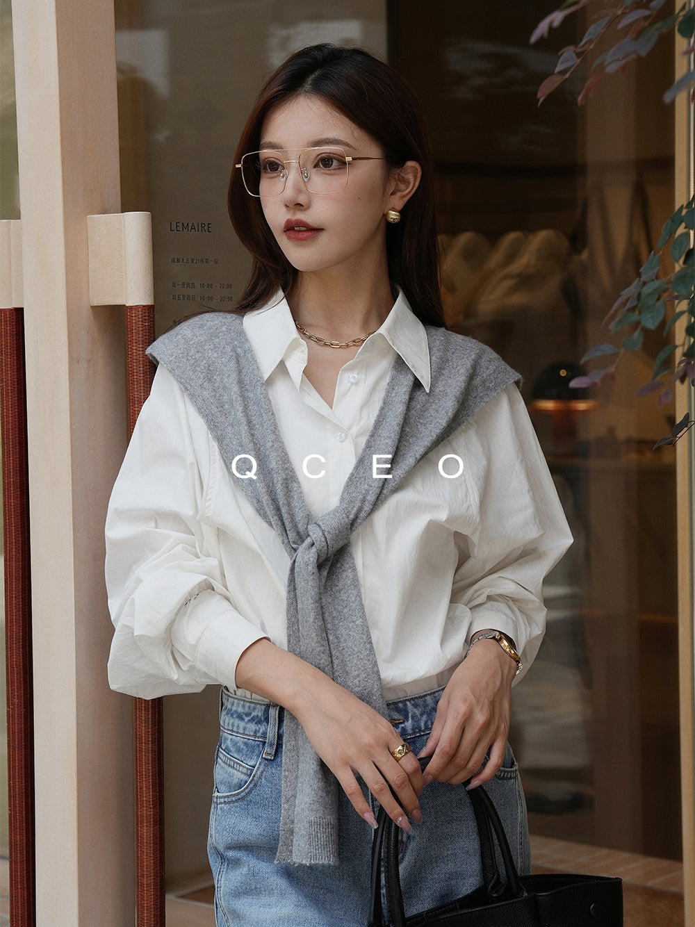Loose-Fitting Silhouette Shirt_BDHL7744