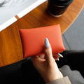 Pebbled Leather Snap Card Pouch_BDHL8420