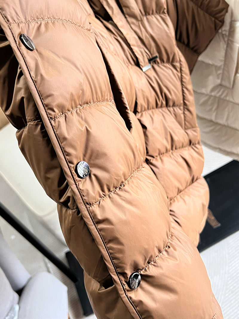 Hooded Short Down Vest_BDHL8039