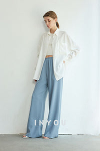 Long Sleeved Thin Loose Shirt_BDHL6145