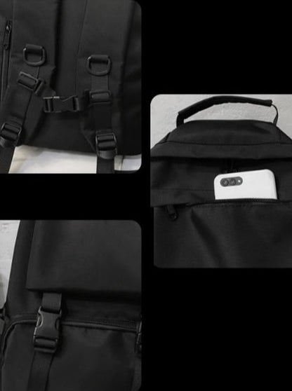 Large Capacity Black Backpack_BDHL6218