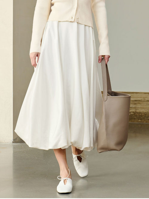 A-Line Jellyfish Long Skirt_BDHL7130