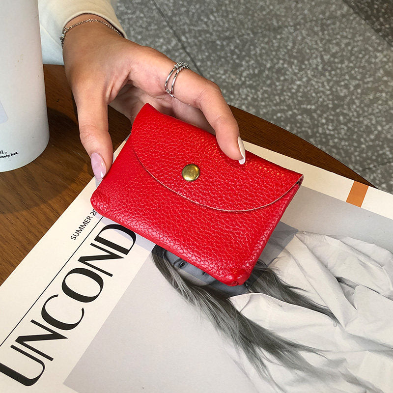 Genuine Leather Mini Card Wallet_BDHL8418