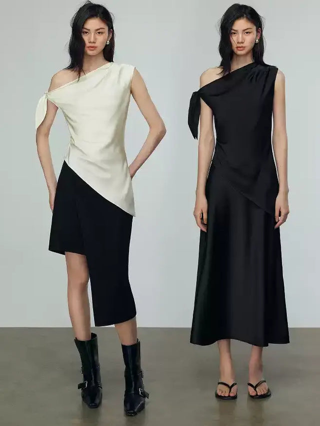 Diagonal Shoulder Strap Tops_BDHL7395