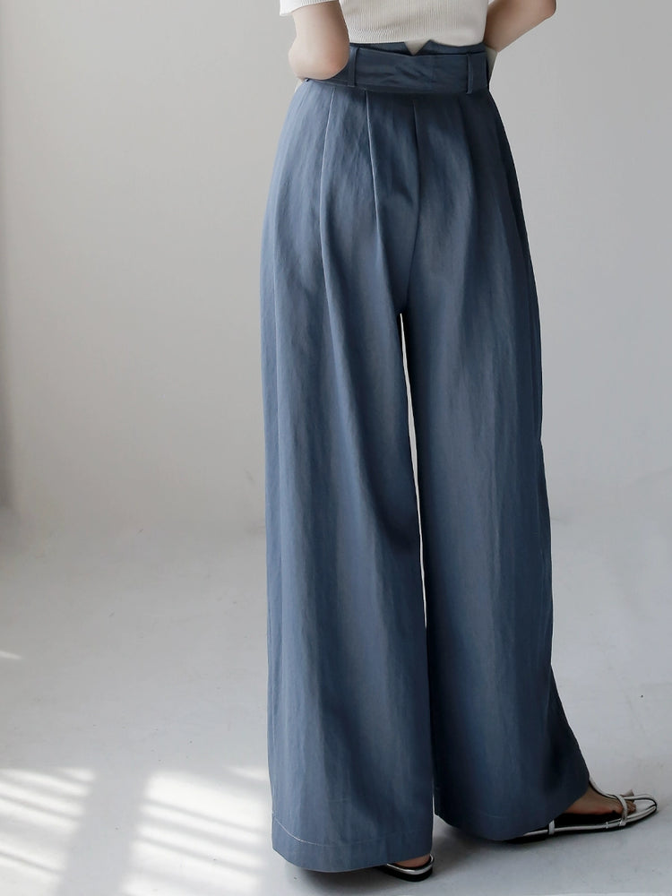 Spring Summer Loose Wide-Leg Trousers_BDHL7304