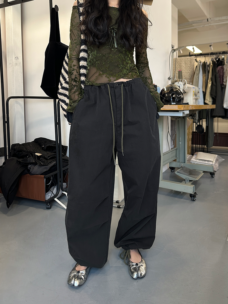Drawstring Wide-Leg Pants_BDHL7274