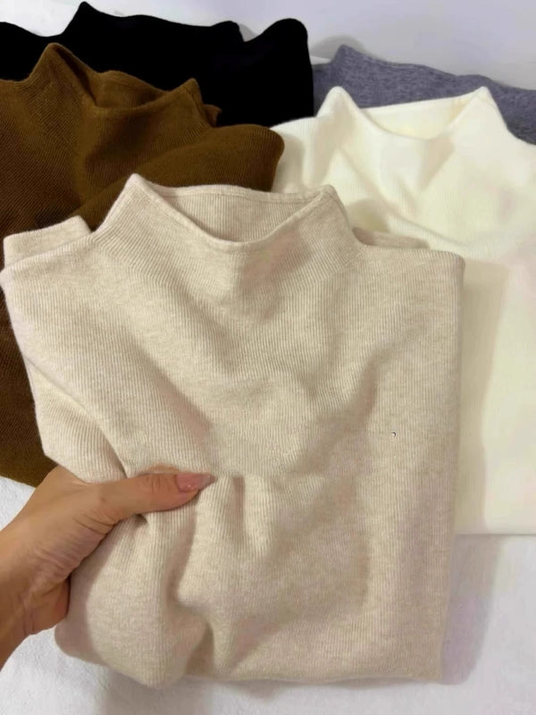 Stand-Collar sweater Or Knitted Vest_BDHL7819