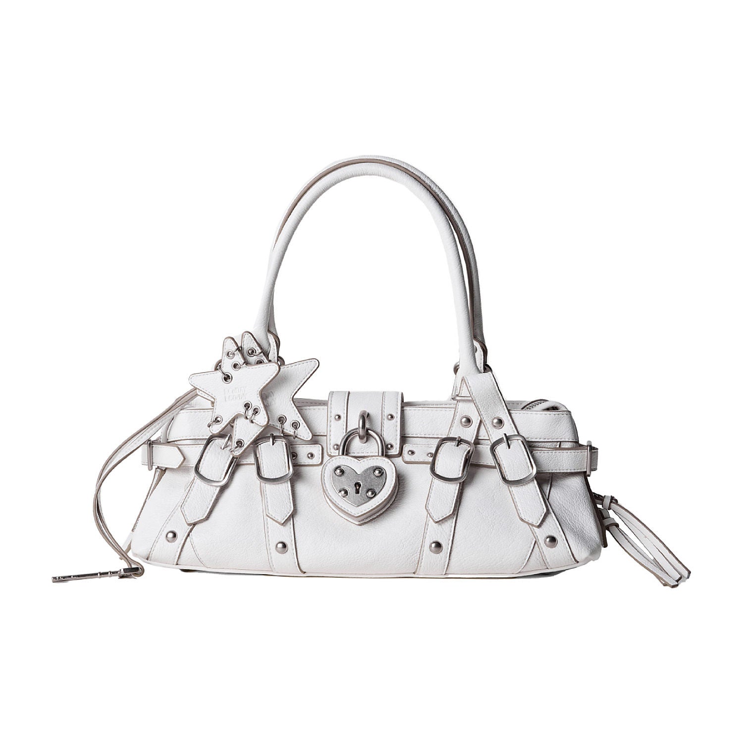 Heart-Lock Baguette Shoulder Bag_BDHL8326
