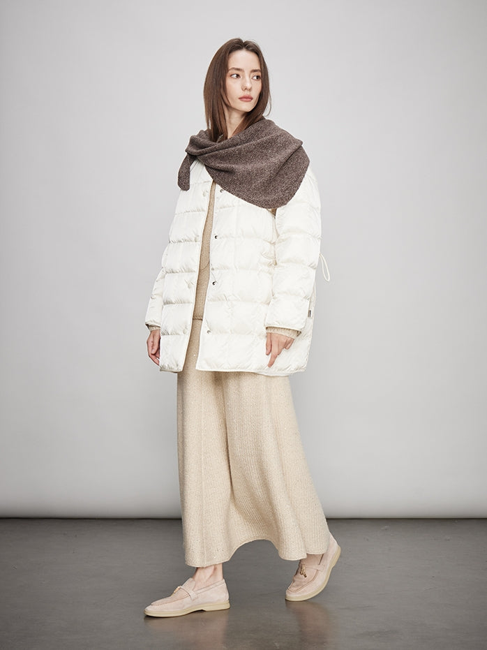 Round-Neck Knit Top Or A-Line Knit Skirt_BDHL7993