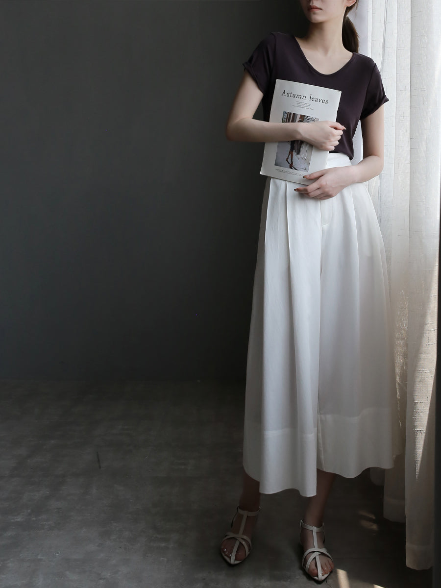 Thin Round Neck Tops_BDHL7576