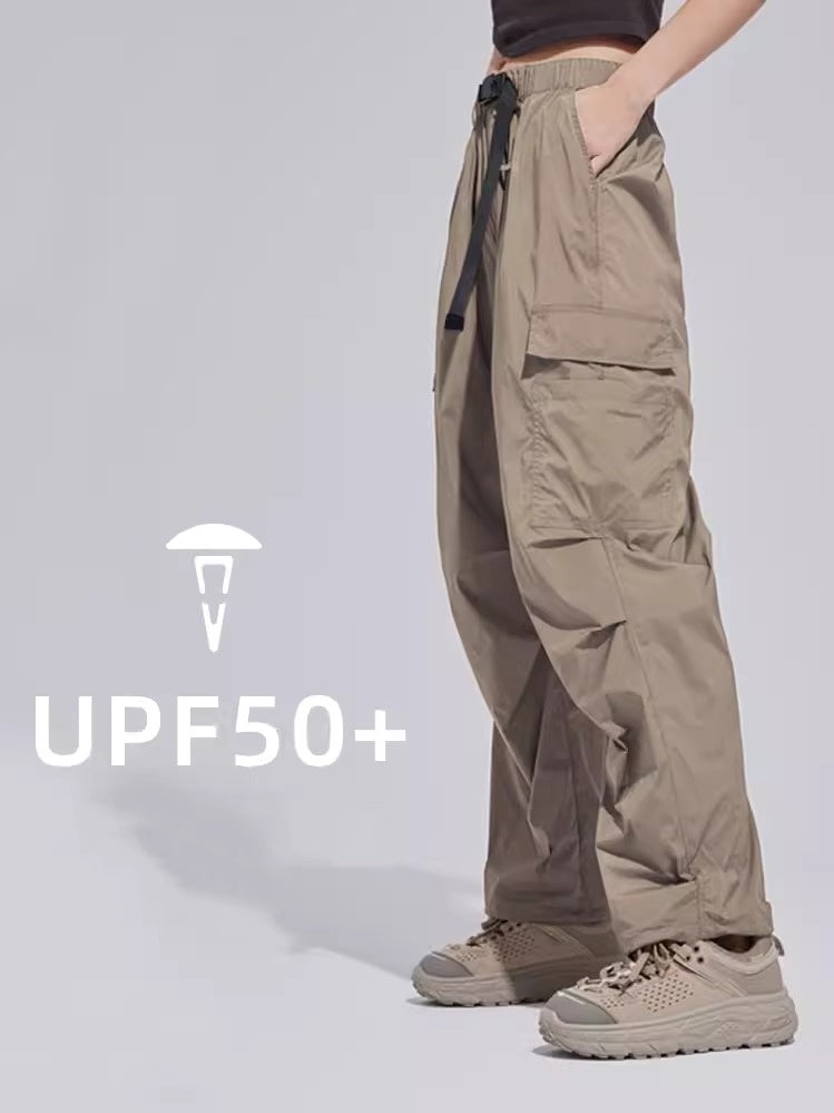 High Waist Loose Cargo Pants_BDHL6307