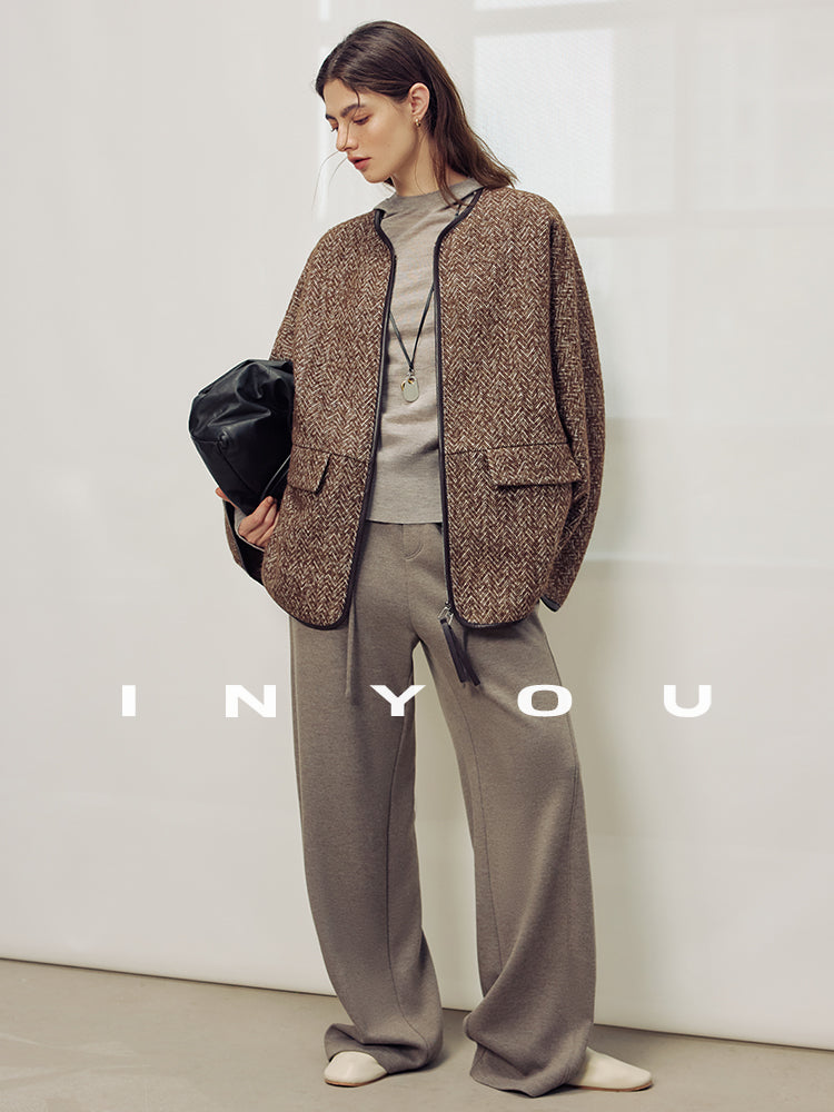 Collarless Cape Coat_BDHL7982