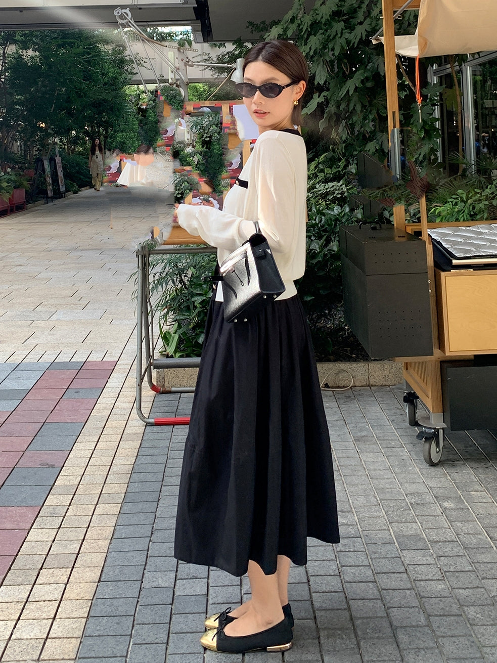 Simple High-Waisted Bad Skirt_BDHL7618