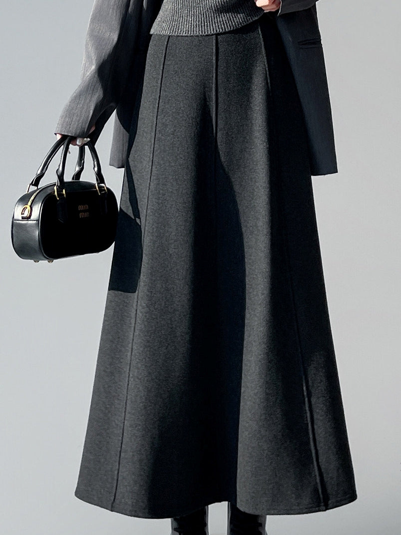 Slimming A-Line Maxi Skirt_BDHL8035