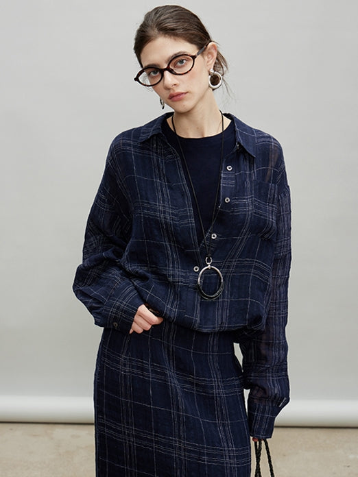 Loose-Fitting Shirt Or Long Straight Skirt_BDHL7193
