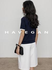 Lightweight Contrast Color Tops_BDHL7401