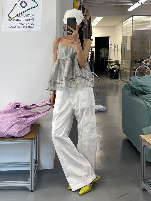 Low Waist Wide Leg Pants_BDHL7541