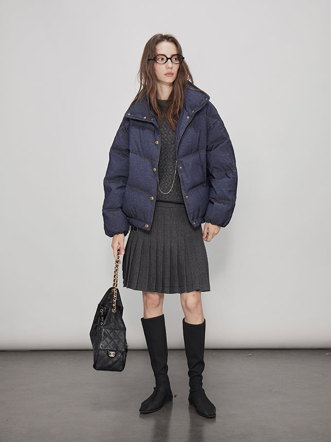 Short Or Long Pleated Skirt_BDHL7938