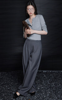 Luxury Draped Wide Straight Pants_BDHL6356