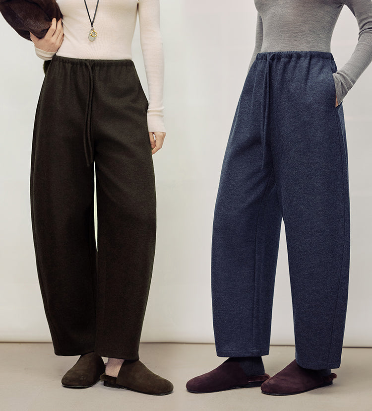 Drawstring Balloon Sweatpants_BDHL7979