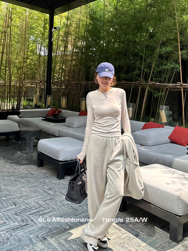 Slim-Fit Long-Sleeved T-Shirt_BDHL7841