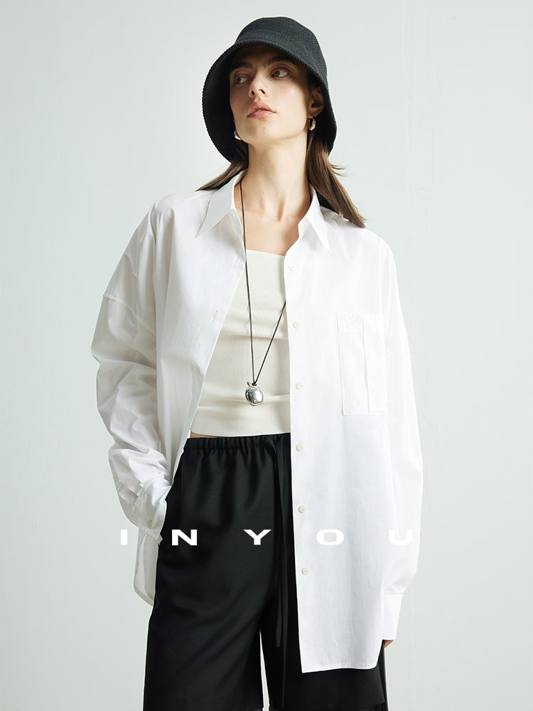 Loose-Fitting Silhouette Shirt_BDHL7155