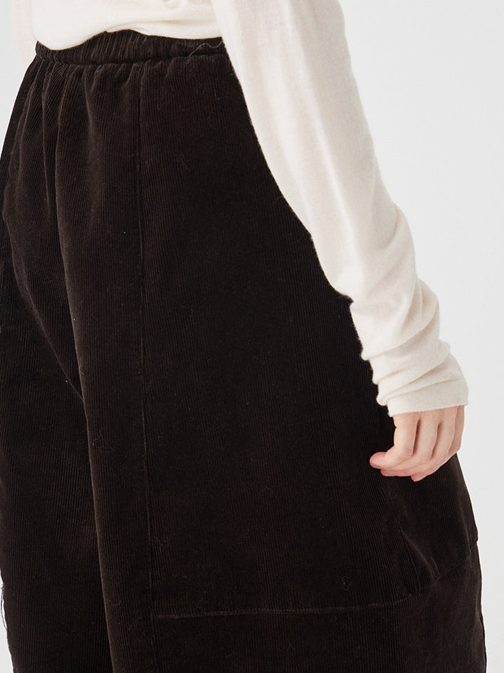 Corduroy Wide Cropped Pants_BDHL8116