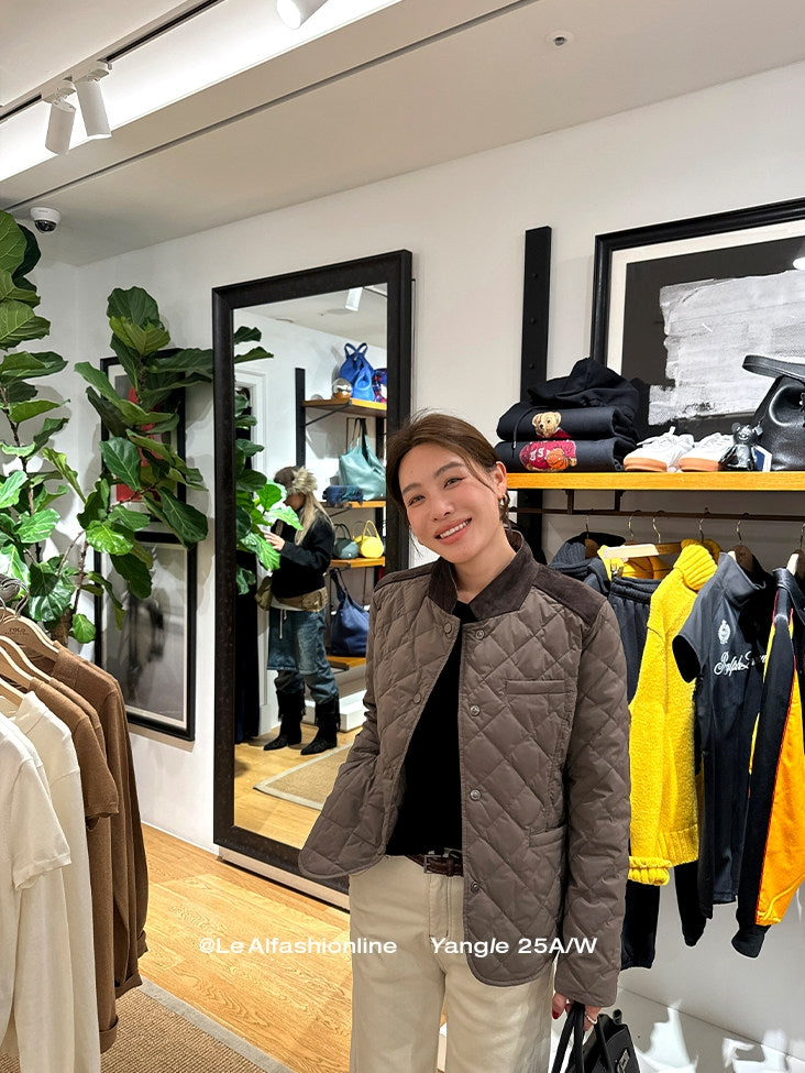 Diamond-Quilted Down Jacket_BDHL8051