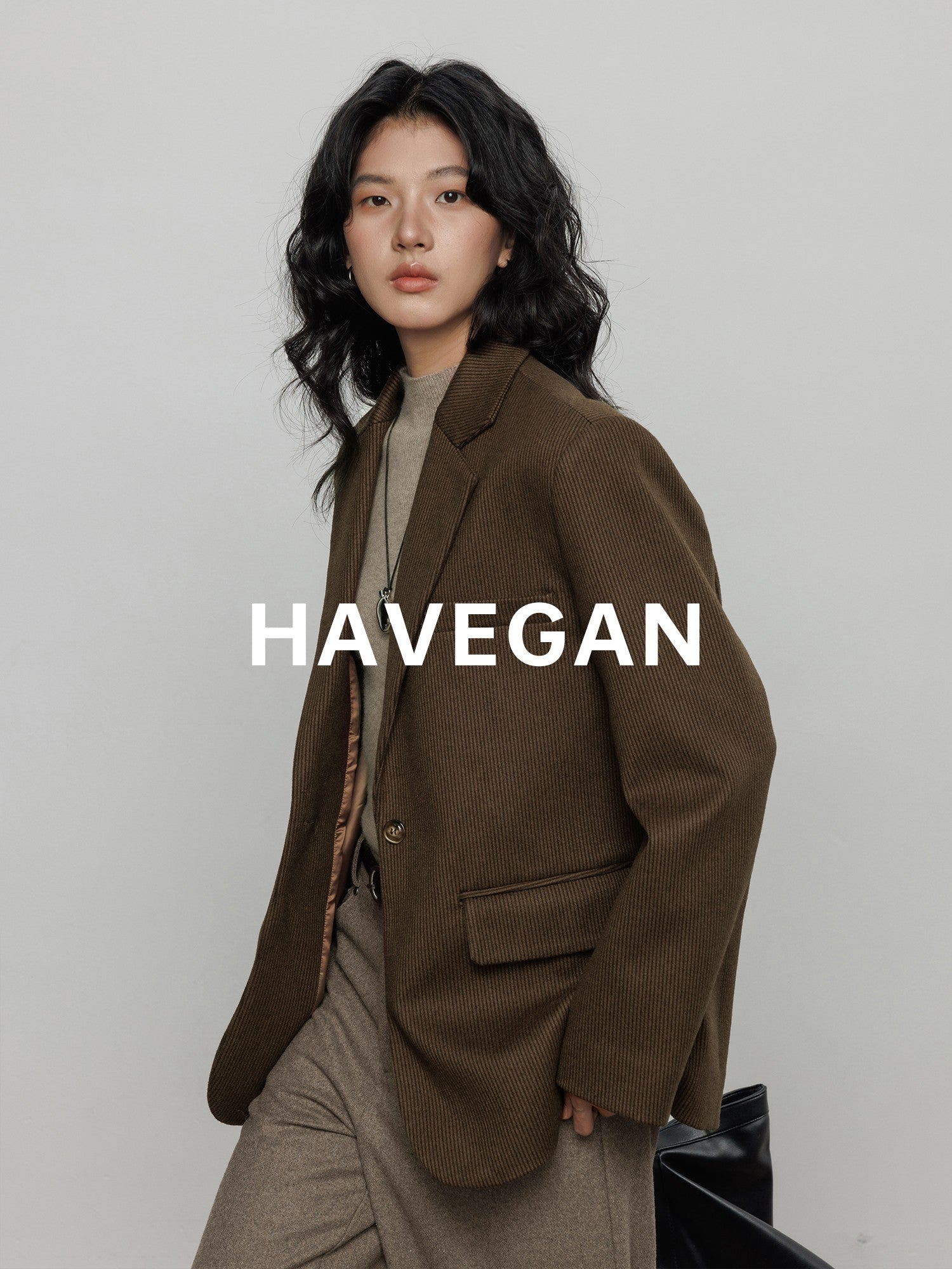 抓絨西裝外套_BDHL7969