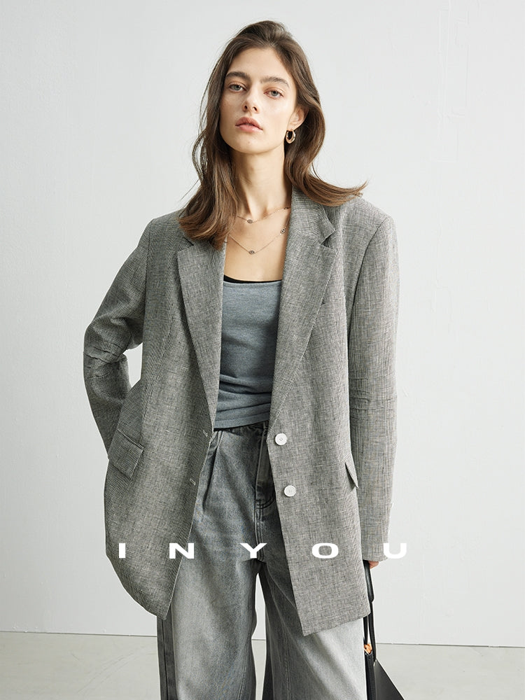 Staggered Lattice Suit Jacket_BDHL7173