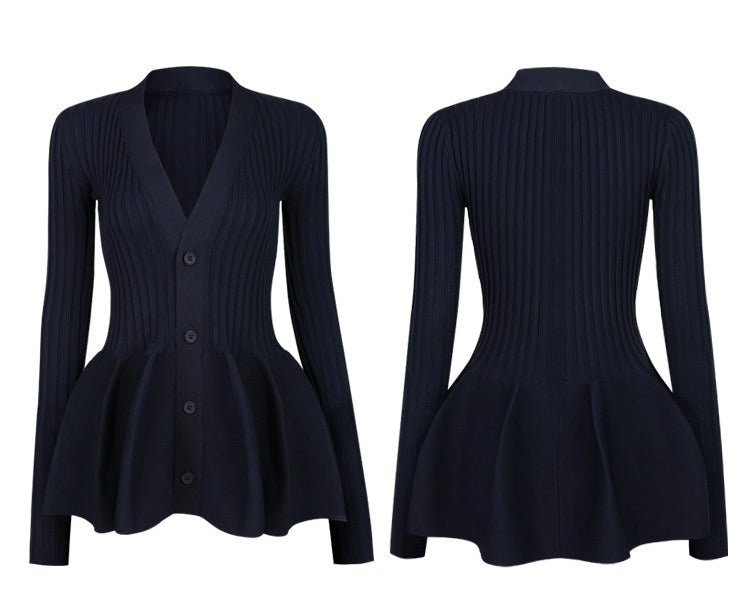 彈性針織開襟衫或褲子_BDHL8055