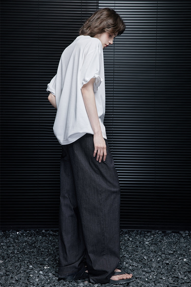 Design Sleeves White T-Shirt_BDHL7608