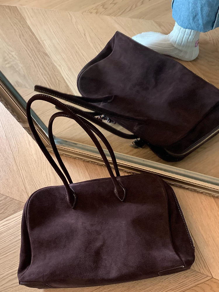 棕色大容量波士頓包_BDHL7956