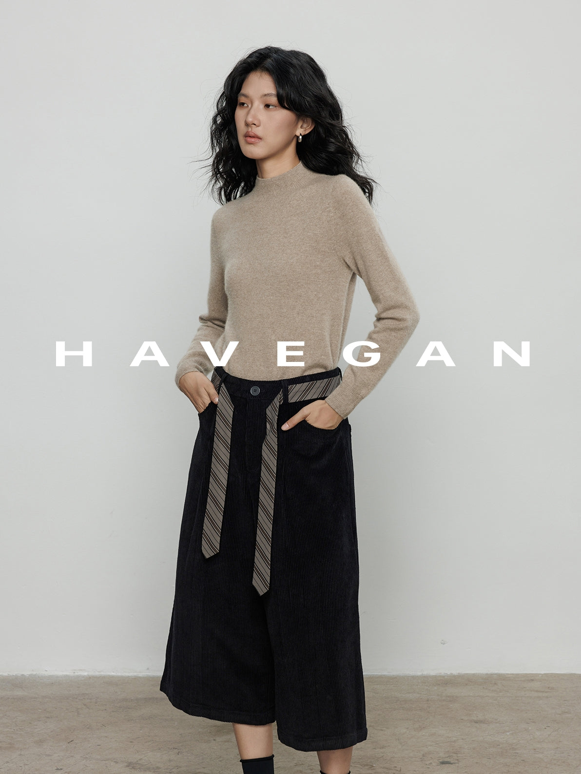 半高領針織上衣_BDHL7885